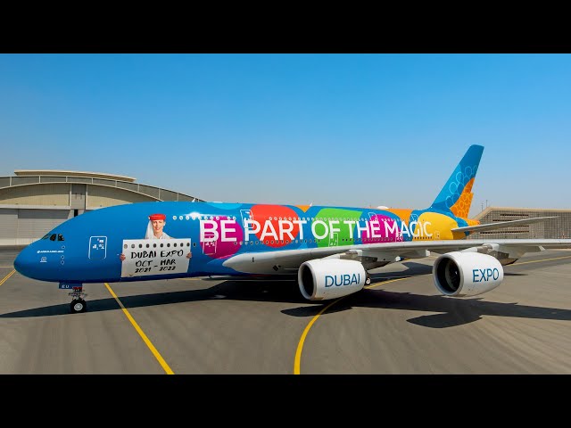 The new Expo 2020 Dubai A380 | Emirates Airline - YouTube