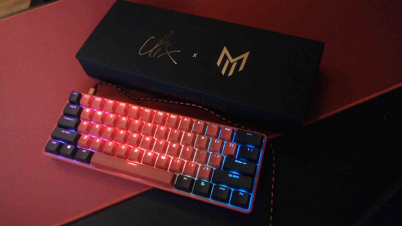 Clix 60% Matrix Keyboard and Mousepad Unboxing!!! - YouTube