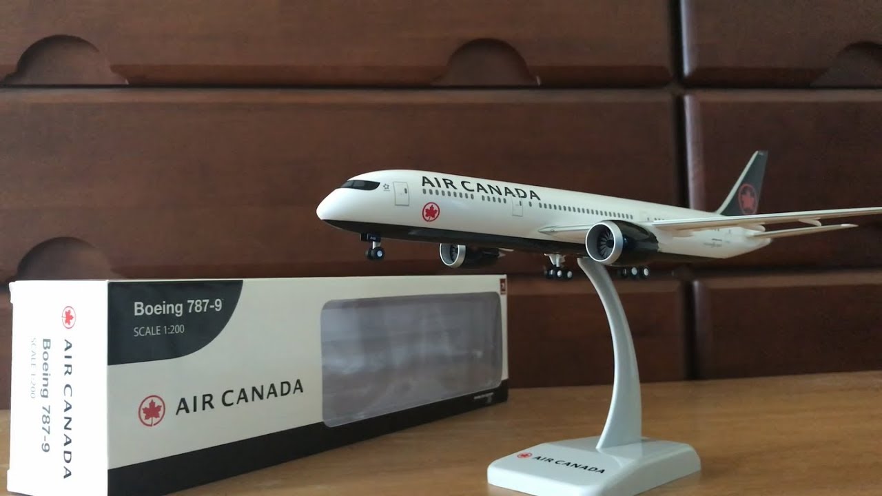 Model Plane] Hogan Wings Air Canada B787-9 1:200 - YouTube
