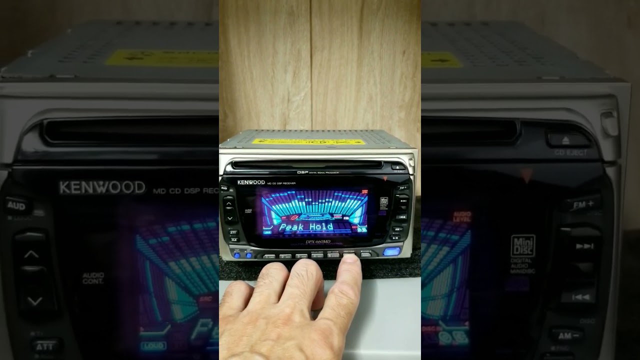 Old school car audio Kenwood DPX-660MD #DSP - YouTube