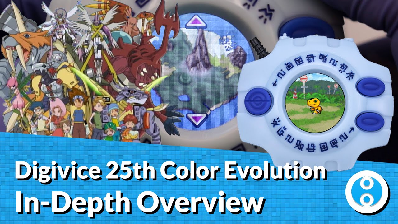 Digimon Digivice -25th Color Evolution- In-Depth Overview - YouTube