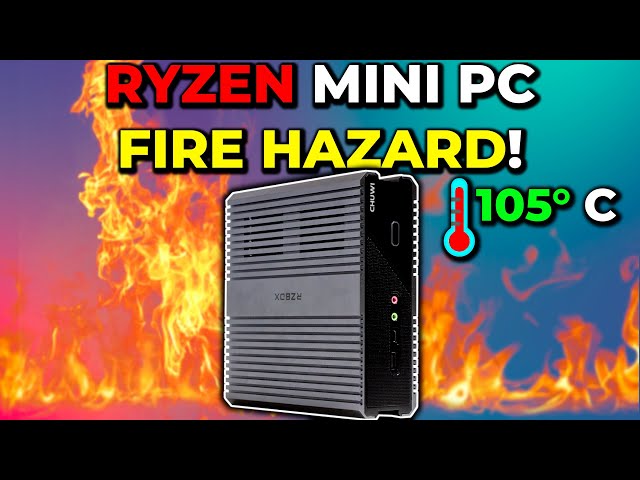 This Ryzen Mini PC is a FIRE HAZARD! | CHUWI RZBOX | RYZEN 7 5800H