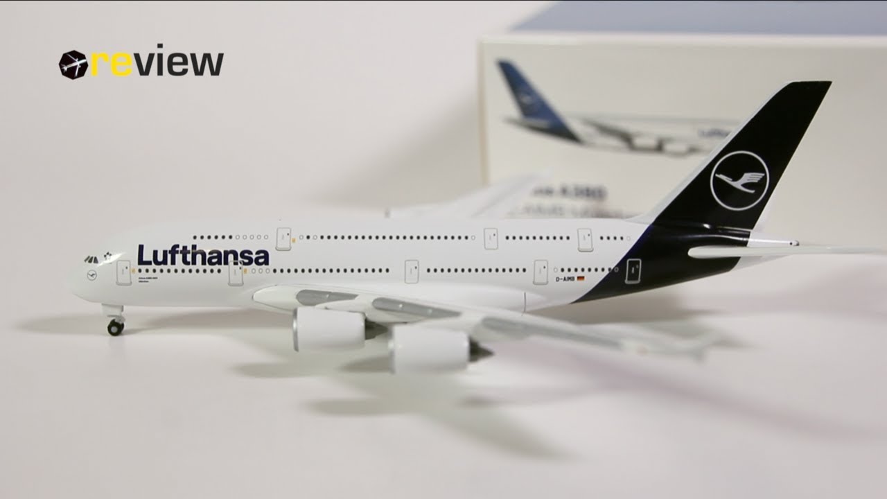 航空機・ヘリコプター Herpa Lufthansa Airbus A380-800 1:500 航空機