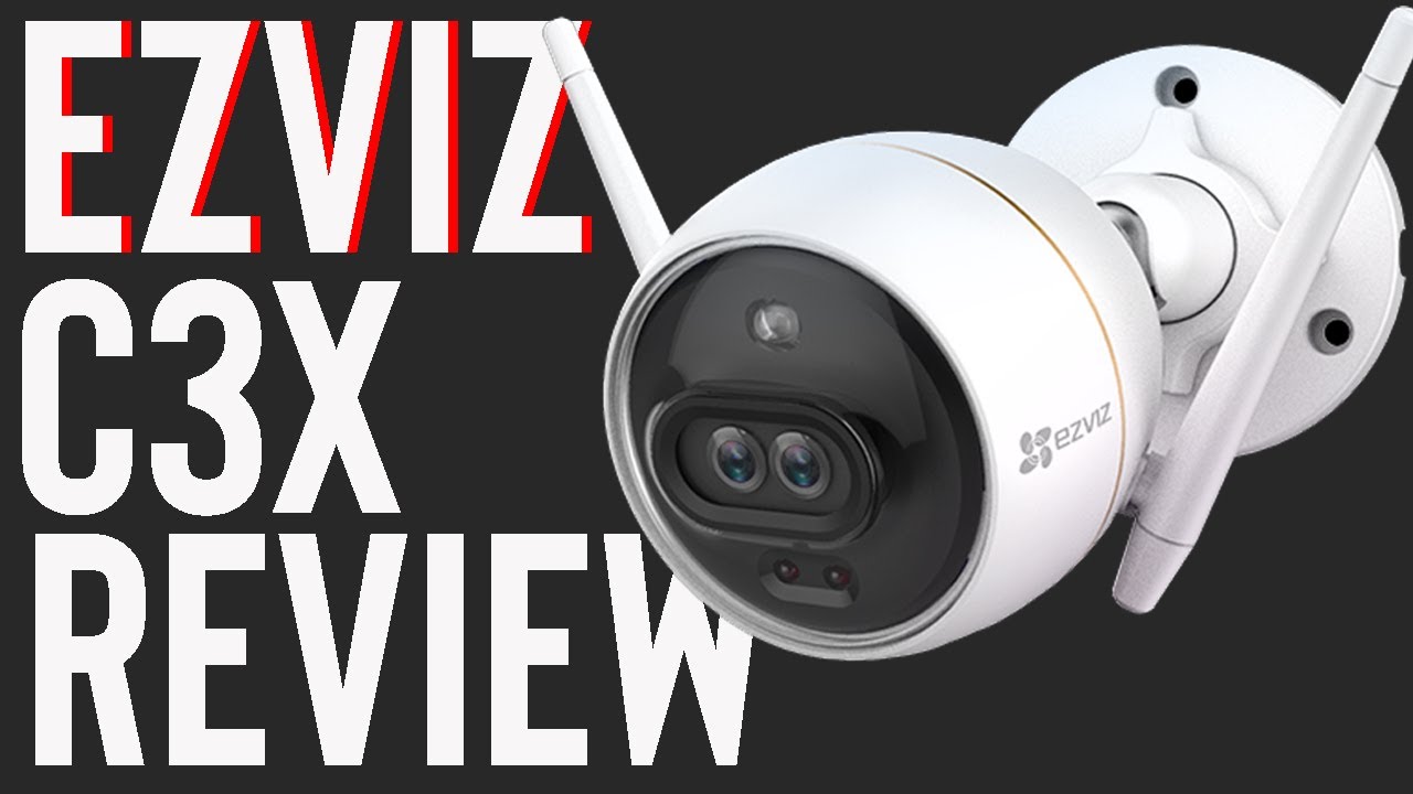 Review: EZVIZ C3X Outdoor WiFi Security Camera - YouTube