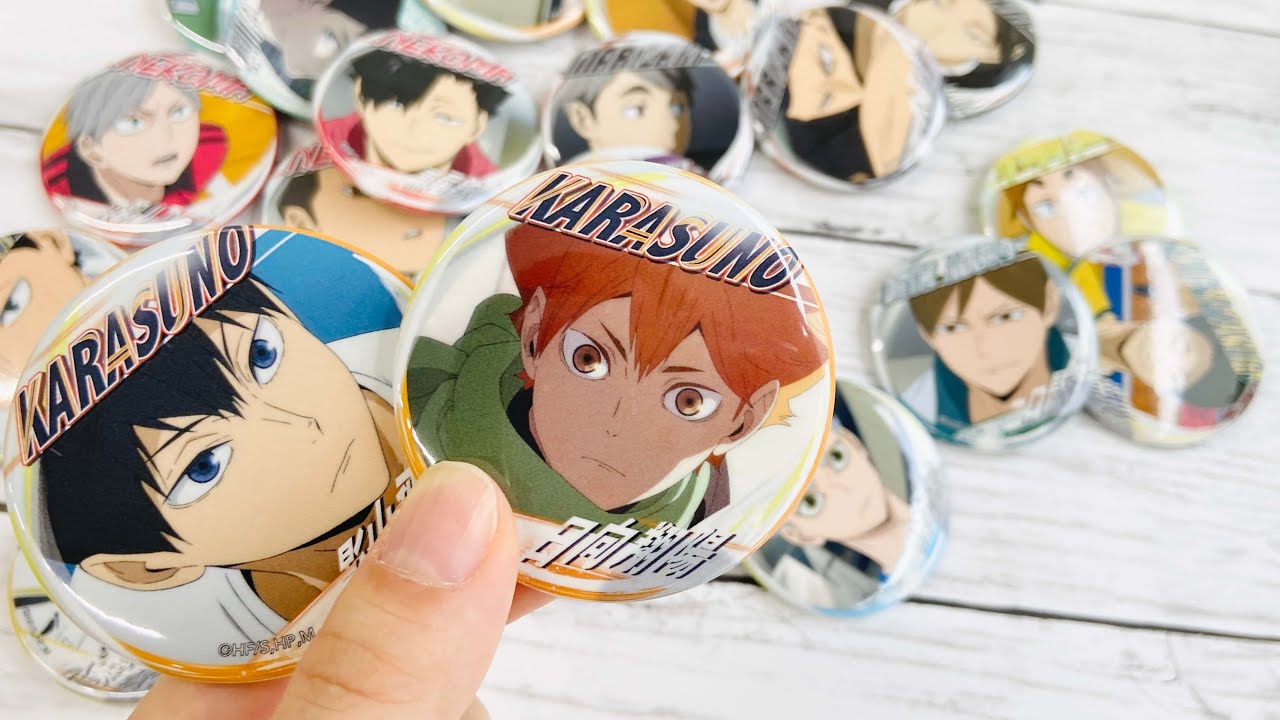 ハイキュー!! A page of youth缶バッジ 牛島若利 | 文房具カフェ