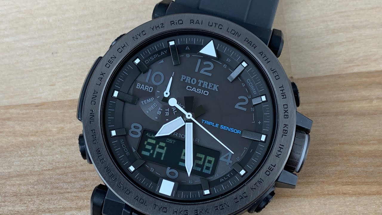 Casio ProTrek Night Safari prg-650 - YouTube