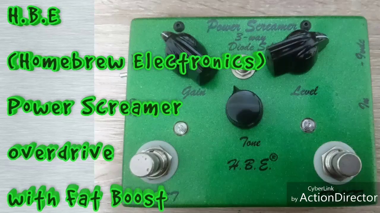 HBE Power Screamer Overdrive demo | 風花のギター話