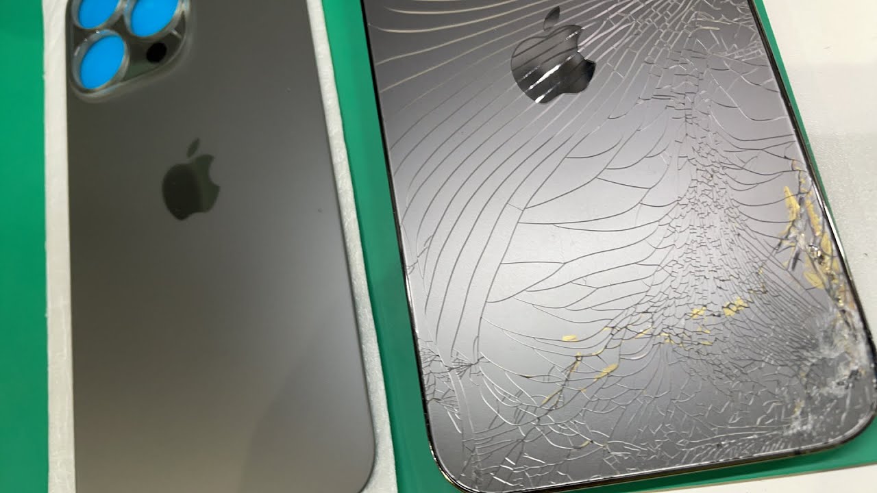 iPhone 13 Pro 128GB グラファイト SIMフリー 背面割れ iPhone13 Pro