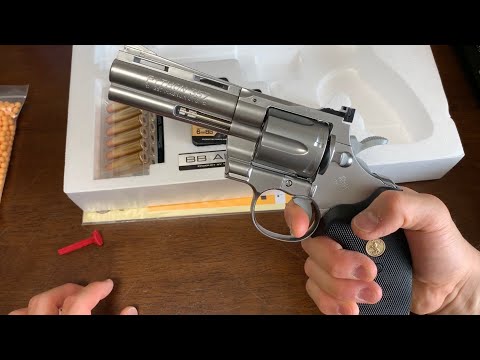 Colt Python 357 Magnum Tokyo Marui 10-Year-Old Air-Coking Revolver
