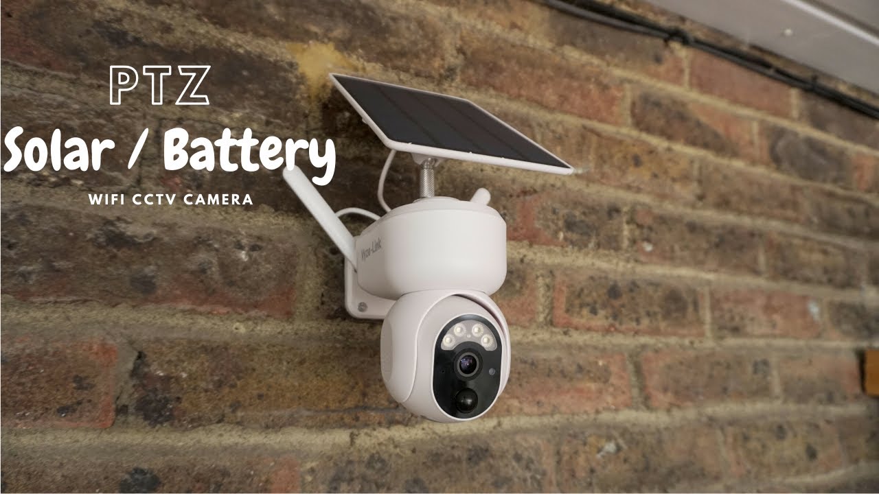 PTZ Solar / Battery Powered WIFI CCTV CAMERA (ROTATING CAMERA