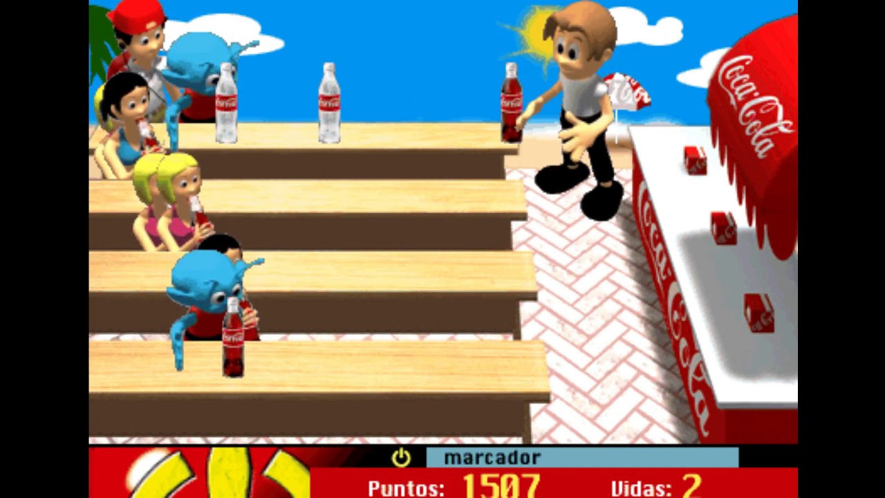 Coca-Cola - Catch-@-Coke (2001 PC Game) - YouTube