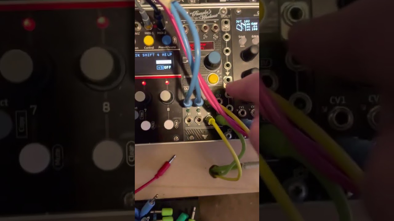Vector Sequencer with Pam's New Workout as master clock - YouTube