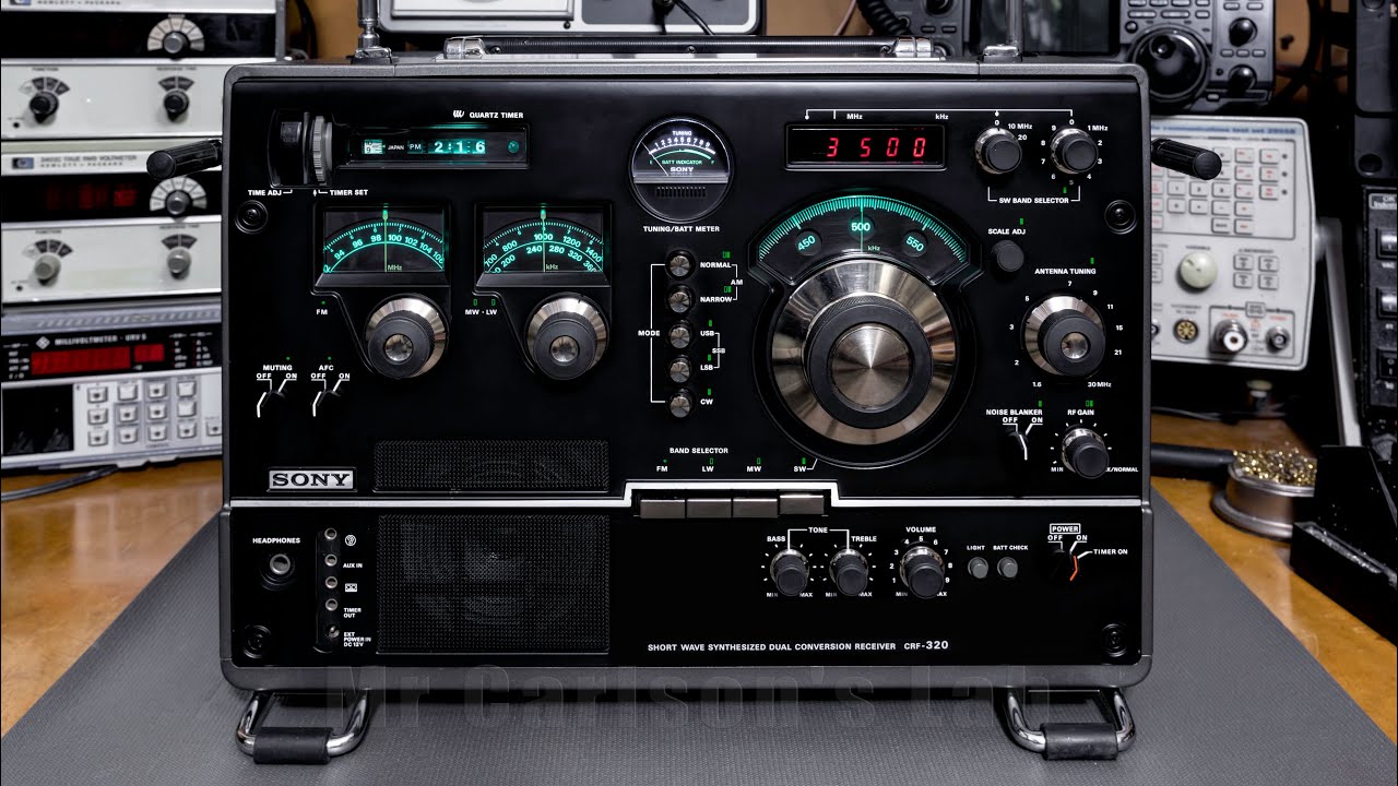 SONY CRF-320 Receiver Restoration Repair and Modification - YouTube
