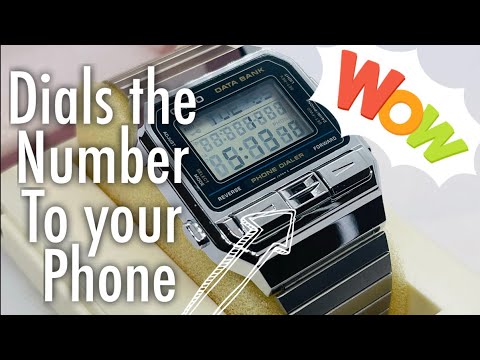 Look at the 1987 casio phone dialler dba-800 - YouTube