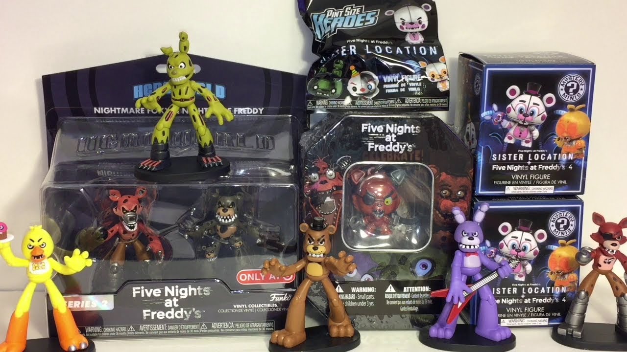 Five Nights at Freddy's Nightmare Foxy & Freddy Hero World Mystery