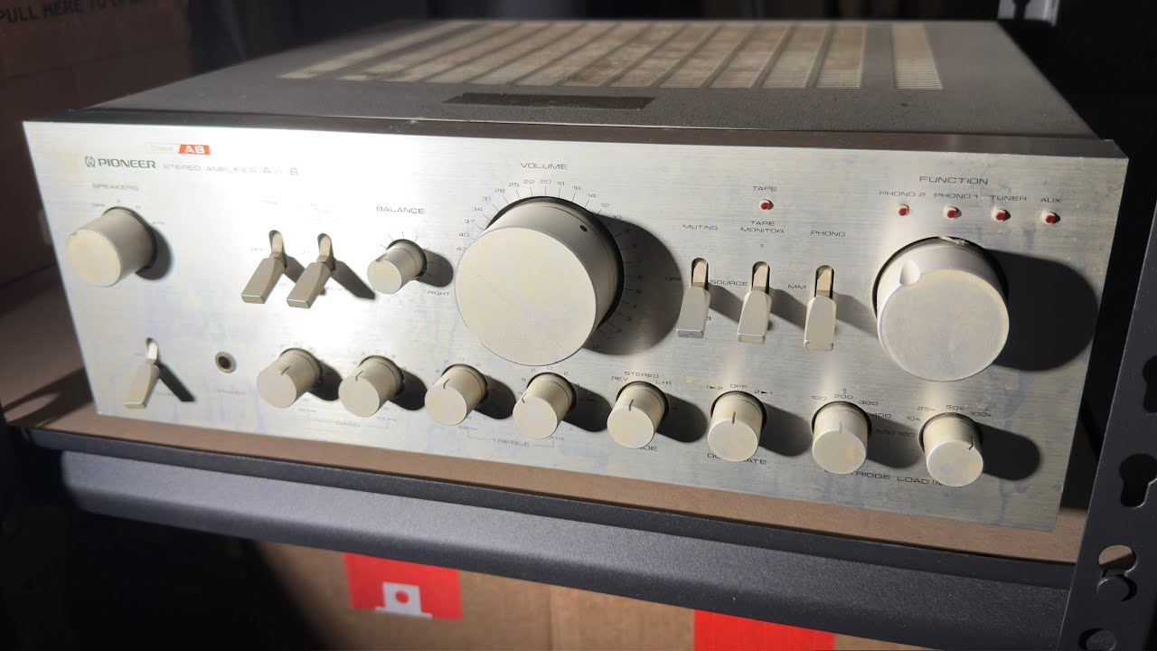 PIONEER A-006 STEREO AMPLIFIER CLASS A/B maintenance repair