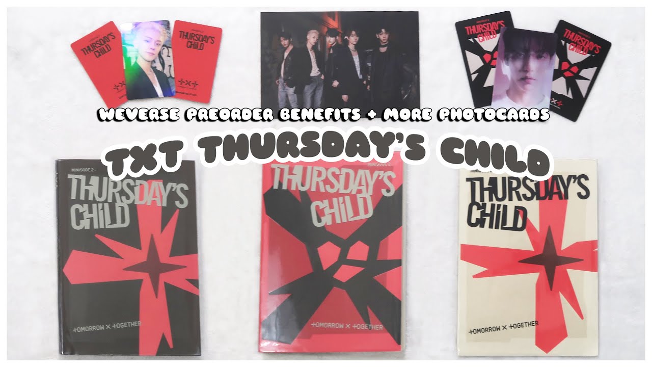 ✨ unboxing txt minisode 2 : thursdays child weverse pobs +