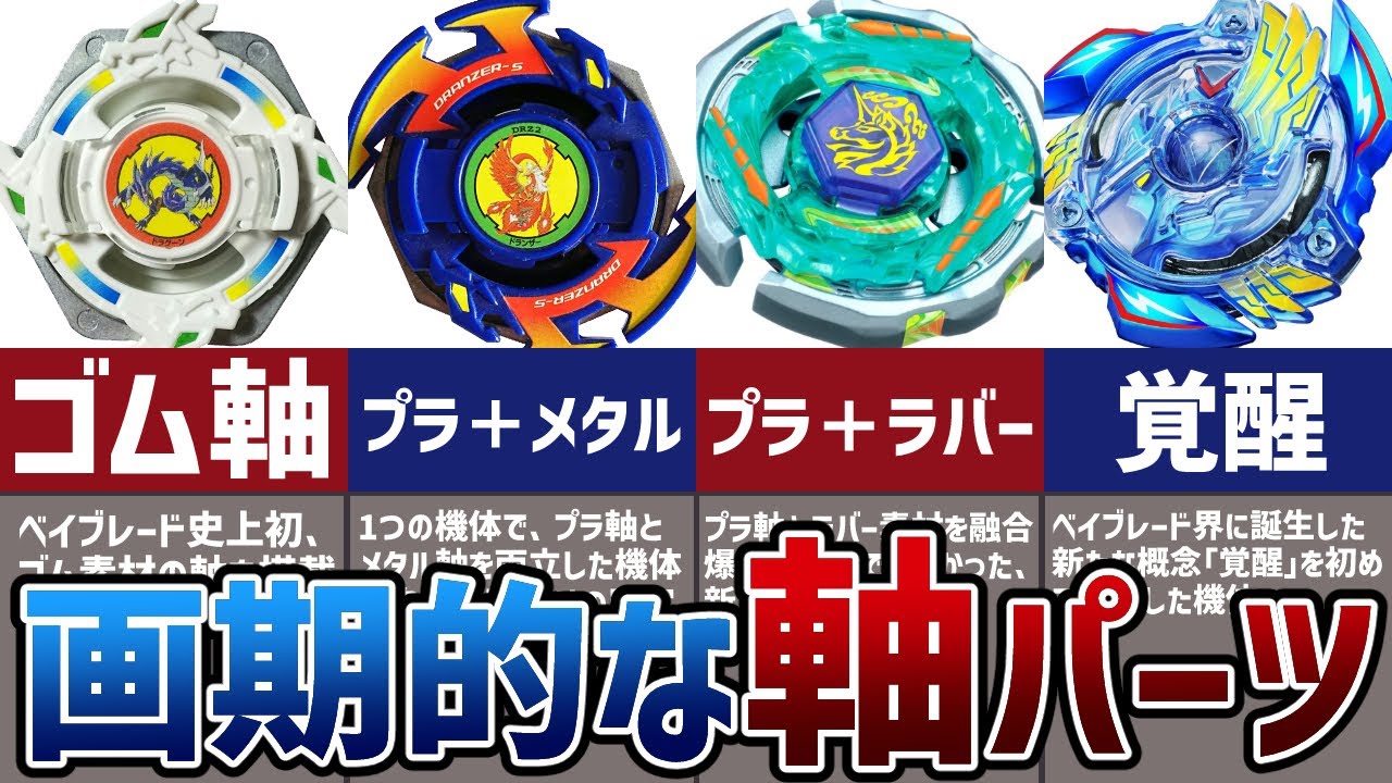 革命】ベイブレード界に衝撃を与えた「軸」パーツ3選！まとめ&解説