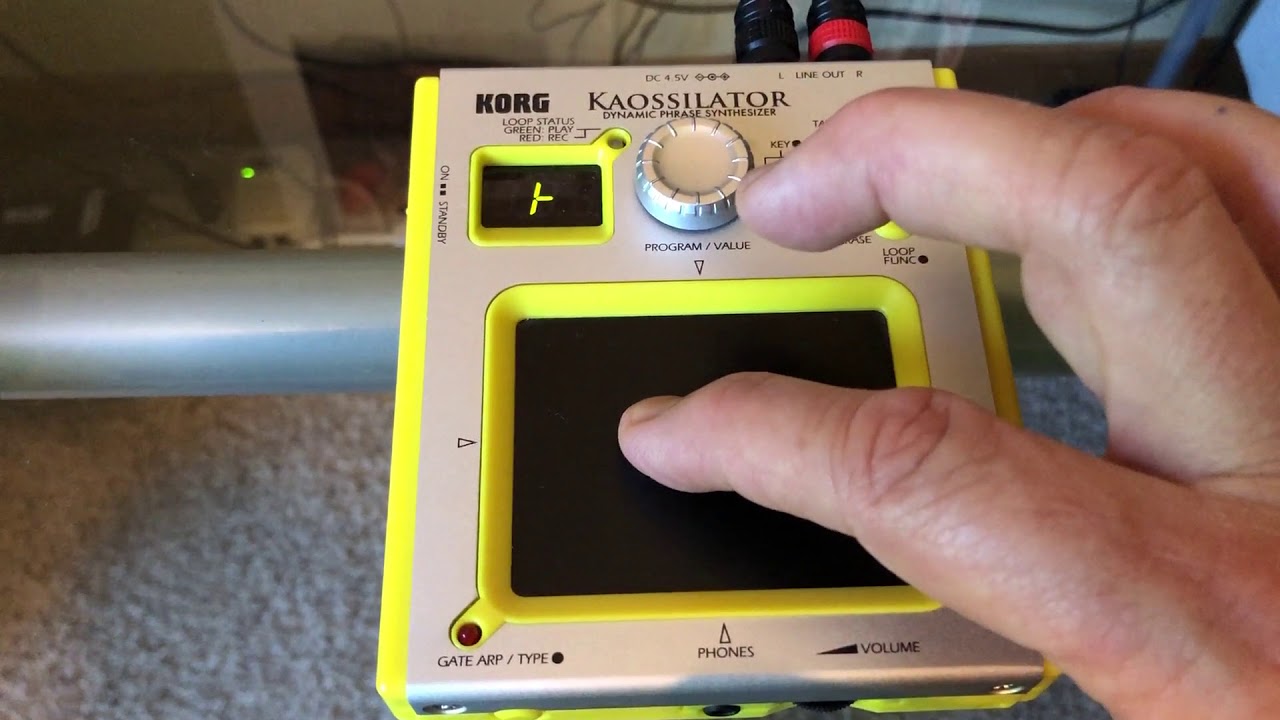 Korg Kaossilator KO-1 - YouTube