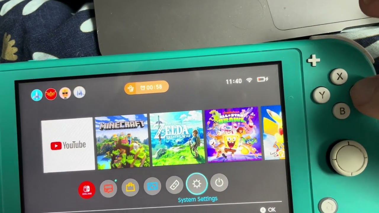 How to Hard Reset Nintendo Switch Lite - YouTube