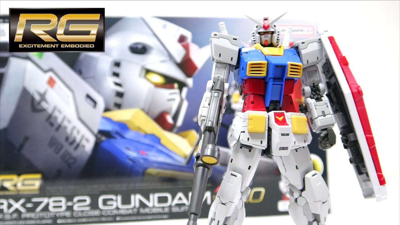 ガンダム45周年！【RG 1/144 RX-78-2 ガンダム Ver.2.0】ガンプラの
