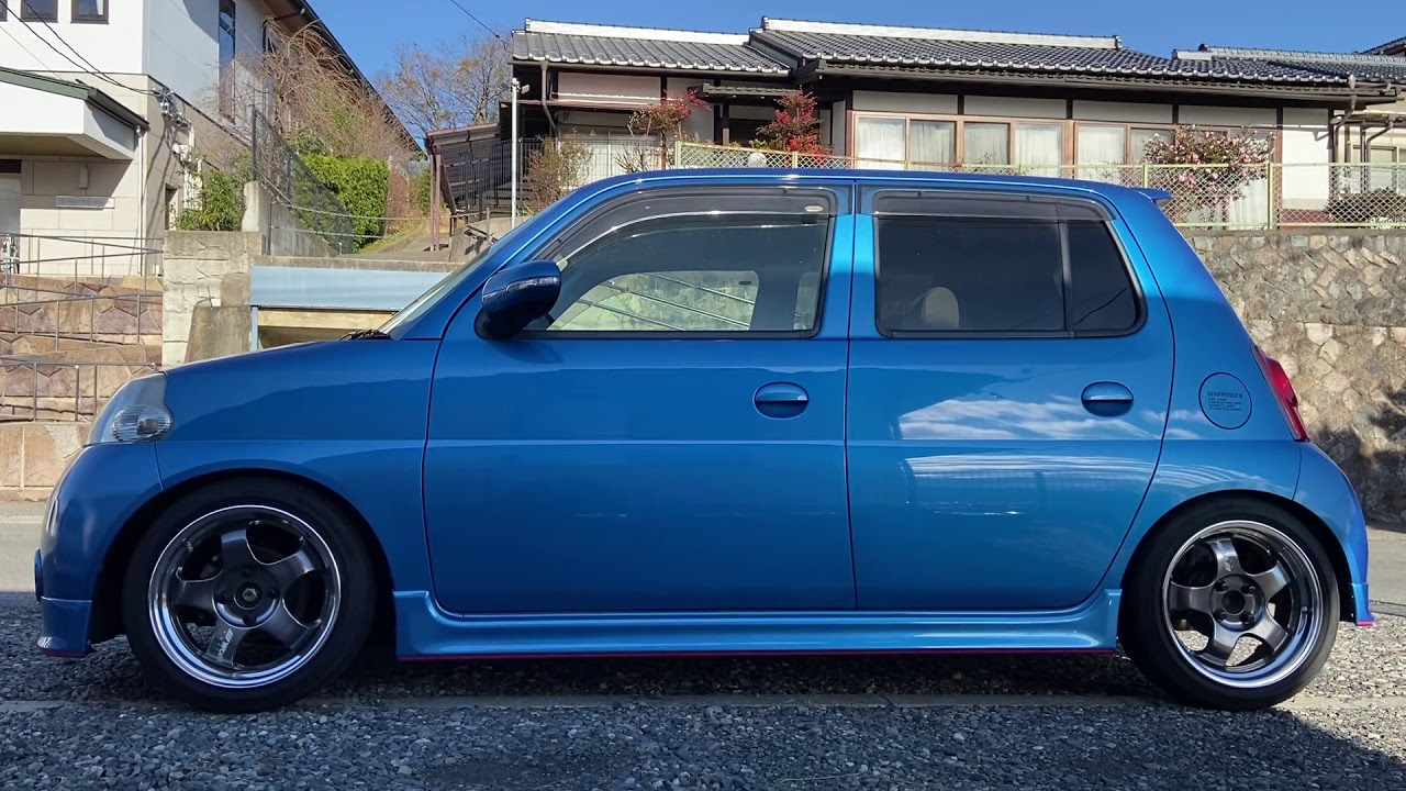 l235s エッセ タナベ 車高調 ワークマイスターS1 - YouTube