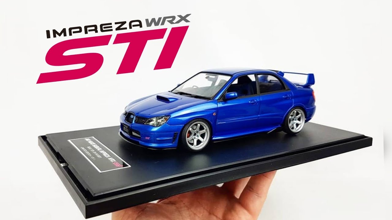 Building a Subaru Impreza WRX STi 1/24 scale model car - YouTube