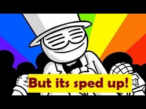 EVERYBODY DO THE FLOP (asdfmovie song) , but it's sped up