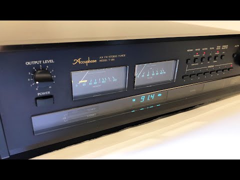 Accuphase T-106 Digital AM-FM Stereo Tuner Review - YouTube