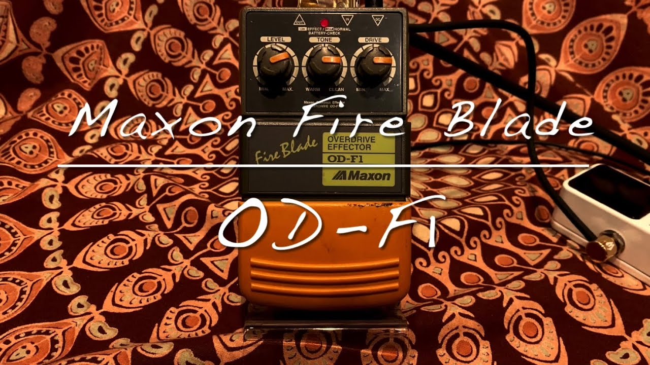 Maxon OD-F1 - YouTube