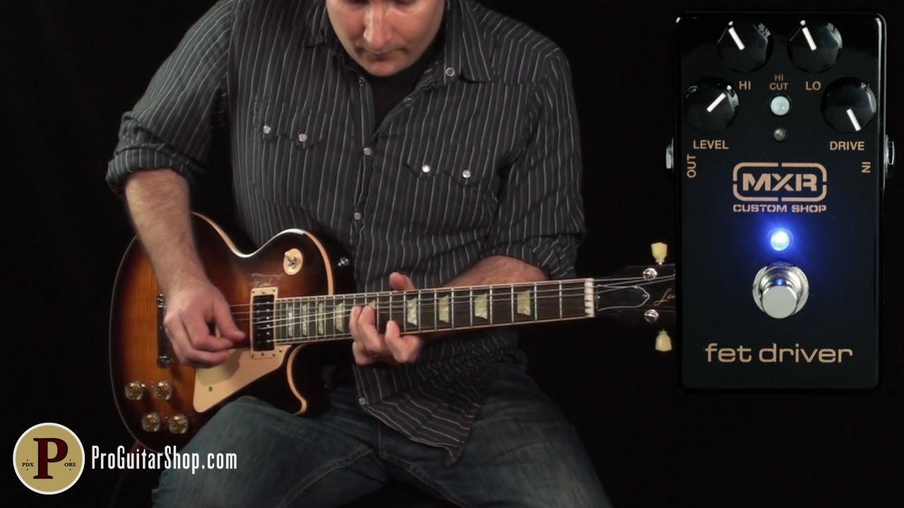 MXR Custom Shop Joe Bonamassa FET Driver - YouTube