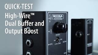 Mesa/Boogie High-Wire Dual Buffer - What To Know & Where To Buy