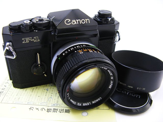修理完成：キヤノン 旧F-1 + FD 50mmF1.4 - YouTube