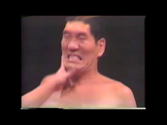 1983年】涙、絶叫…テリー・ファンク引退試合in蔵前国技館。試合前の