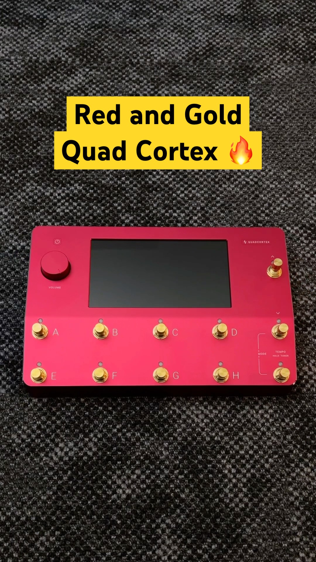 Christmas, sorted ☑️ Red and Gold Quad Cortex 🔥 - YouTube