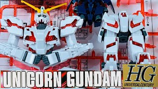 組み立てるガンプラHGユニコーンガンダム DESTROY MODE - YouTube