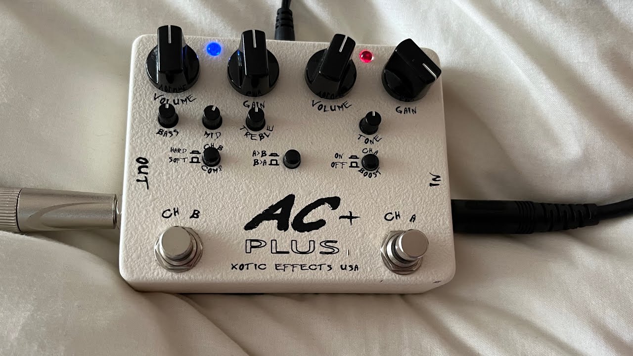 XOTIC EFFECTS AC PLUS OVERDRIVE PEDAL (Like and subscribe) - YouTube