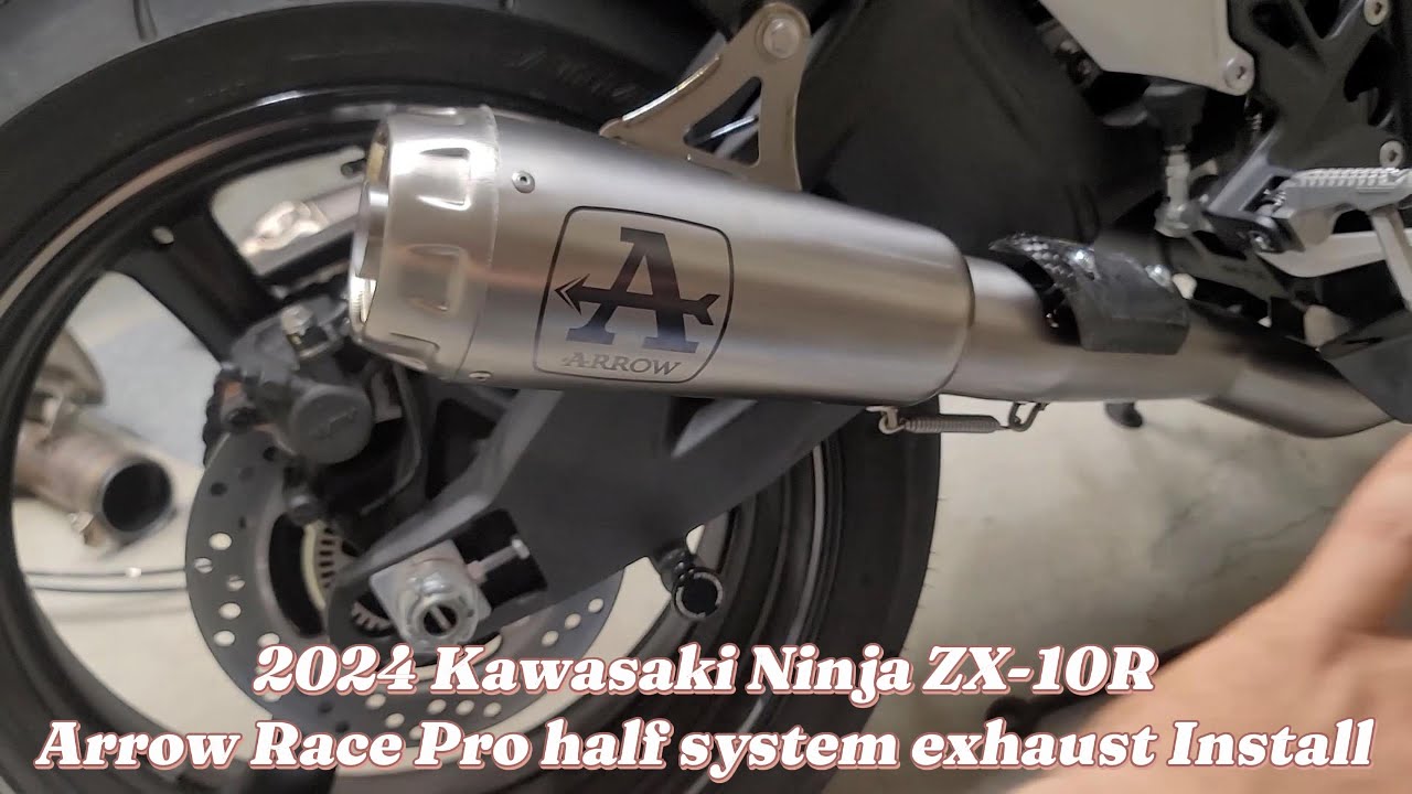 2020 - 2024 Kawasaki Ninja ZX-10R Arrow Pro-Race Exhaust install