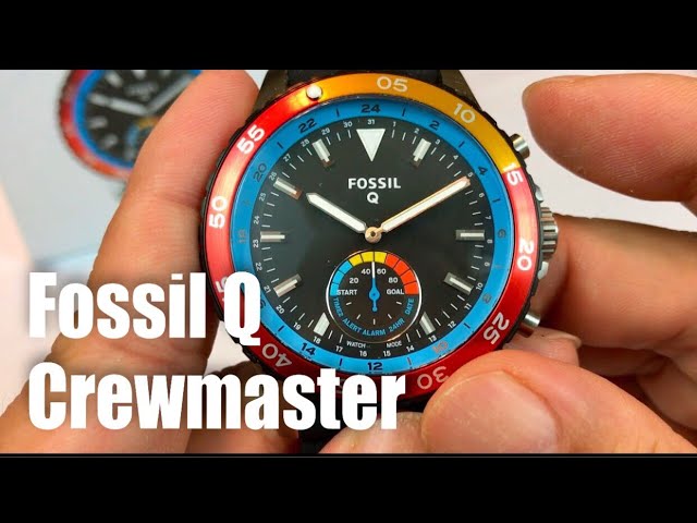 Fossil Q Crewmaster Gen 2 Hybrid Smartwatch Review - YouTube
