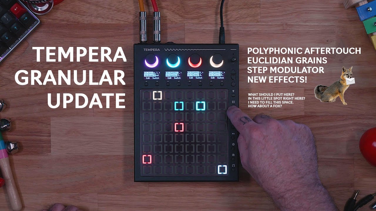 PLINKY Review // a charming portable granular and wavetable synth