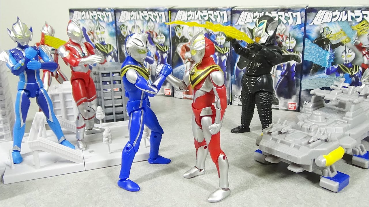 The long-awaited light!] Review of Chodou Ultraman 7 candy toys
