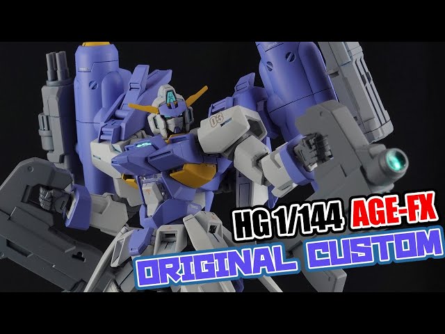 ガンプラ改造「HG 1/144 AGE-FX」をベースにAGE系のジャンクパーツを