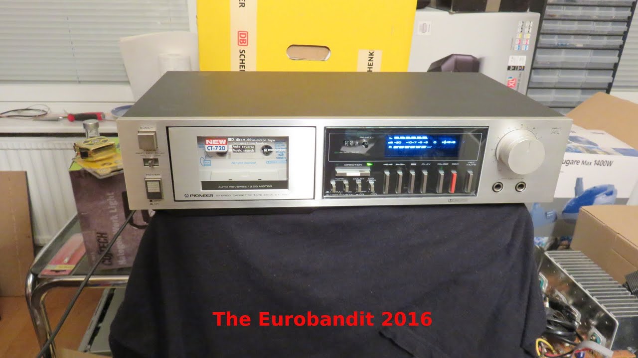 Pioneer CT-720 Direct Drive Stereo Cassette Deck Review - YouTube