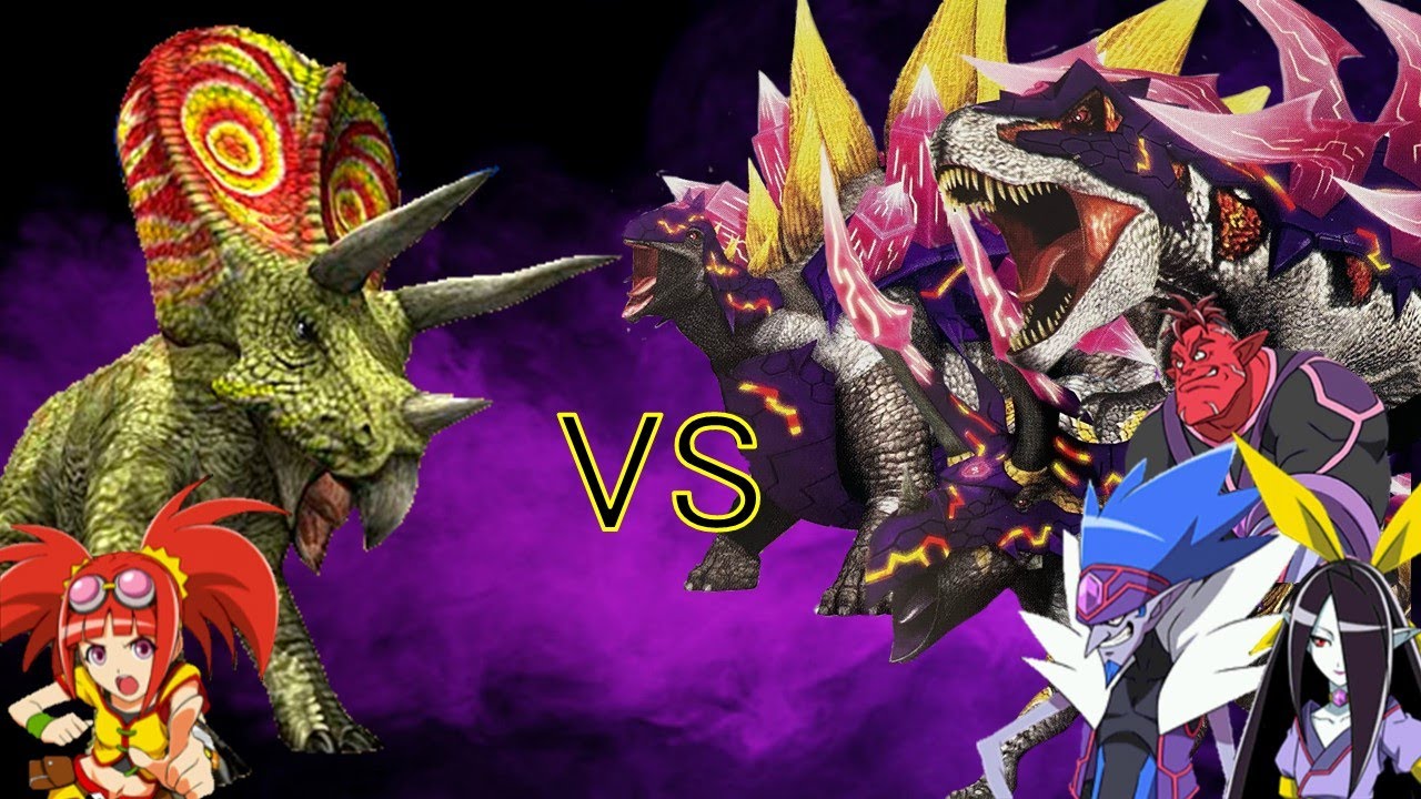 恐竜キング 】トロサウルス 激闘！ザンジャーク！！(FierceFight