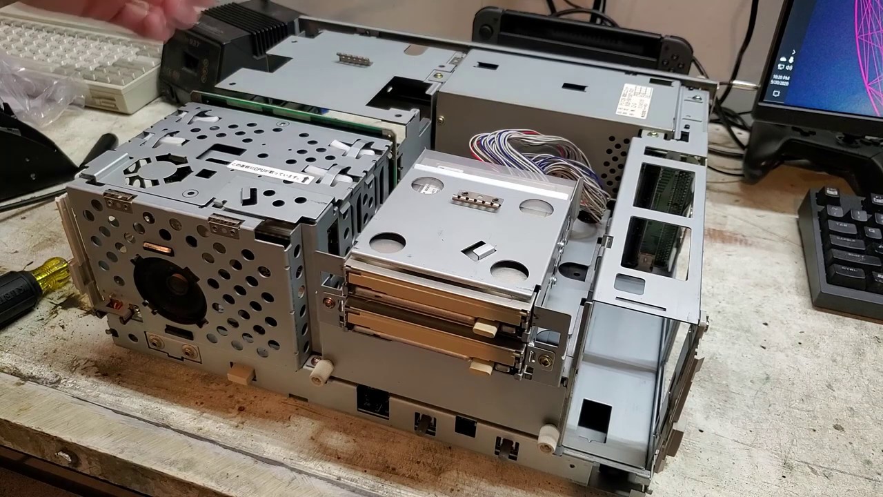 NEC PC-9821 As2 Part 2: Teardown and Recapping - YouTube