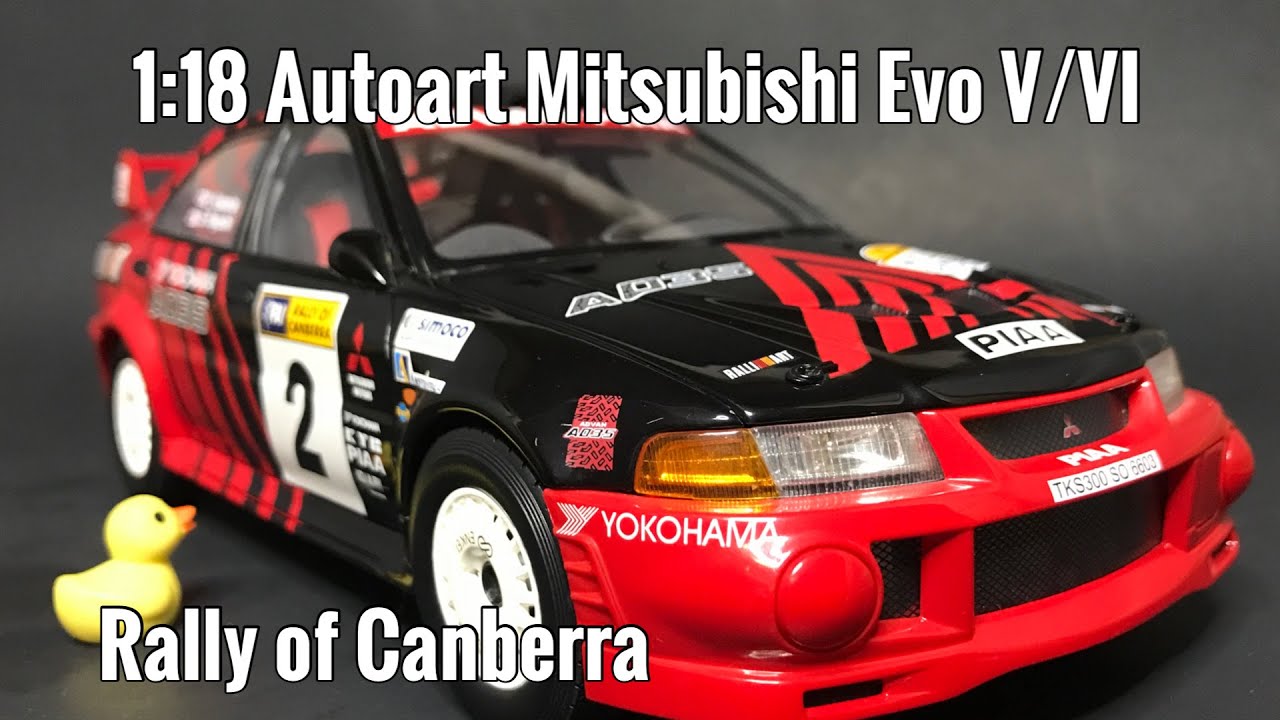 1:18 Autoart Mitsubishi Lancer Evo V/VI Rally of Canberra Review