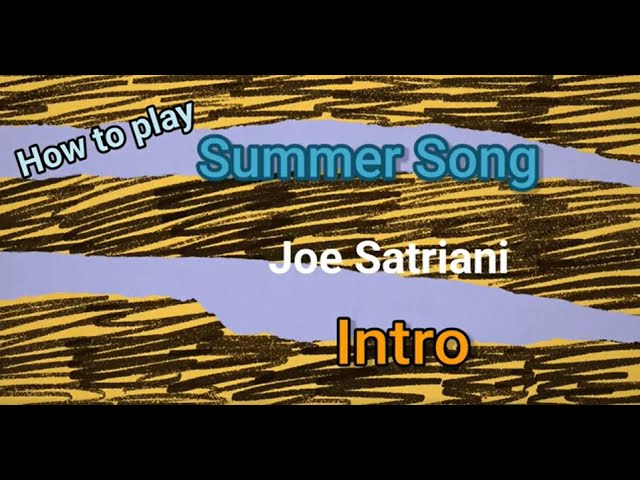 Not Of This Earth - Joe Satriani - Guitar + Bass TABS Lesson - YouTube