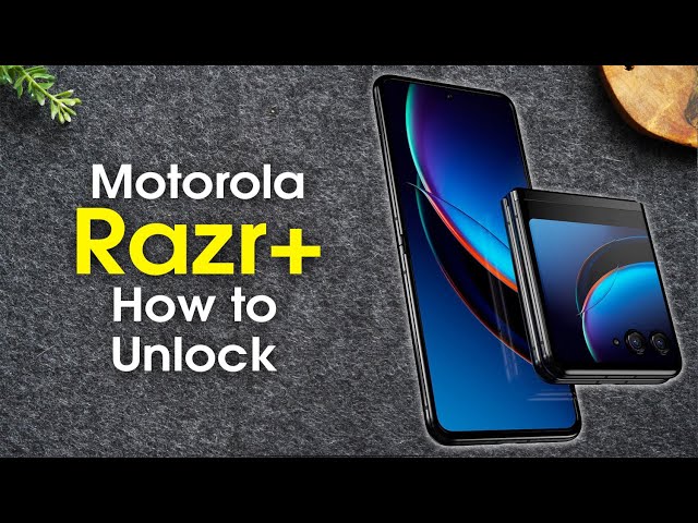 How to Unlock Moto Razr Plus | Motorola Razr+ - YouTube