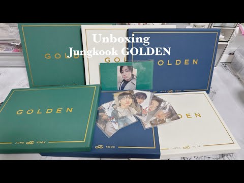 アルバム開封｜Jungkook GOLDEN ｜Unboxing✧✧✧ - YouTube