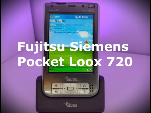 The Fujitsu Siemens Pocket Loox 720 - YouTube